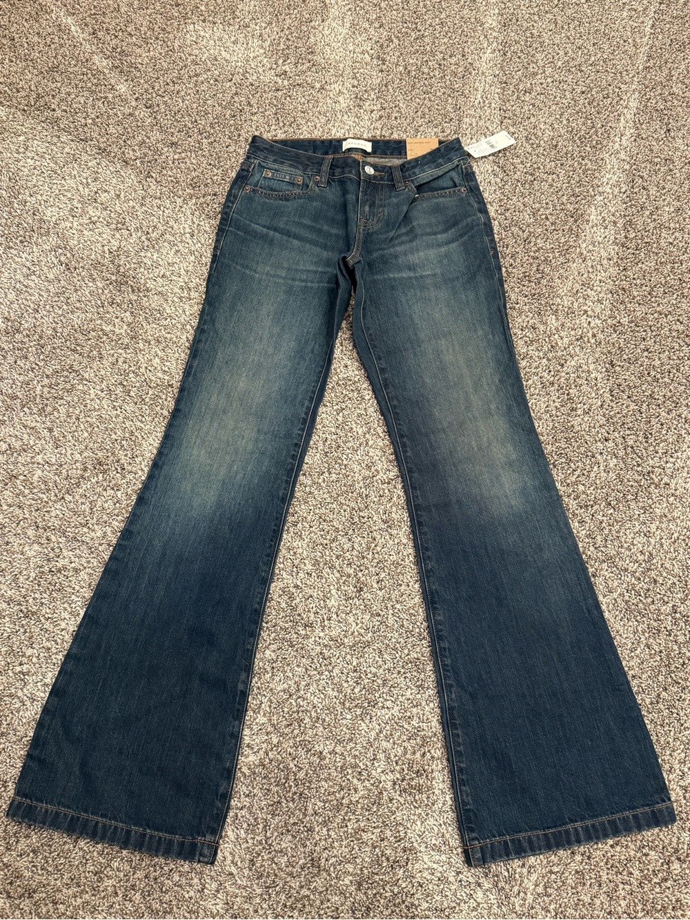 PacSun Jade Low Rise Bootcut Jeans Size 23 NWT Dark Wash Y2K